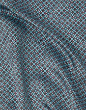 Link Print Square Satin Scarf, , large