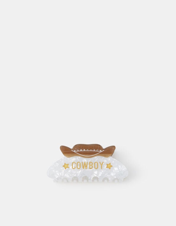 Cowboy Hat Claw Clip, , large
