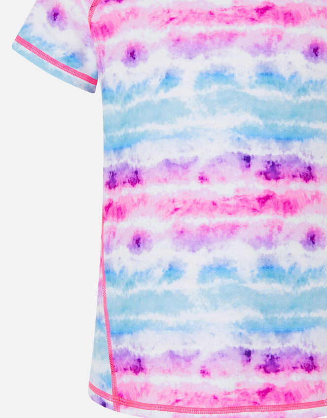 Girls Tie-Dye Active T-Shirt, Multi (BRIGHTS-MULTI), large