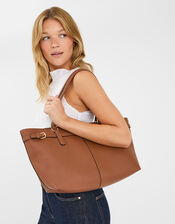 Buckle Strap Tote Bag, , large