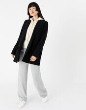 Lounge Knit Zip Hoody , Cream (CREAM), large