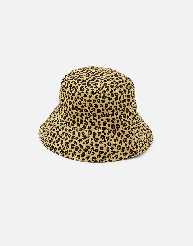 Leopard Print Bucket Hat, , large
