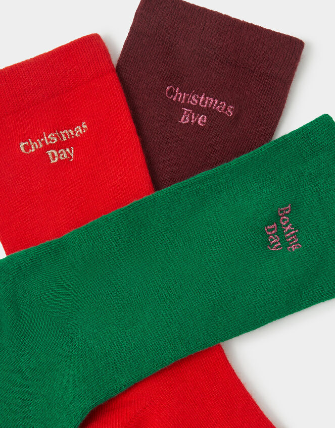 3-Pack Christmas Socks, , large