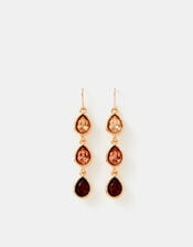Ombr&eacute; Gemstone Teardrop Earrings, , large