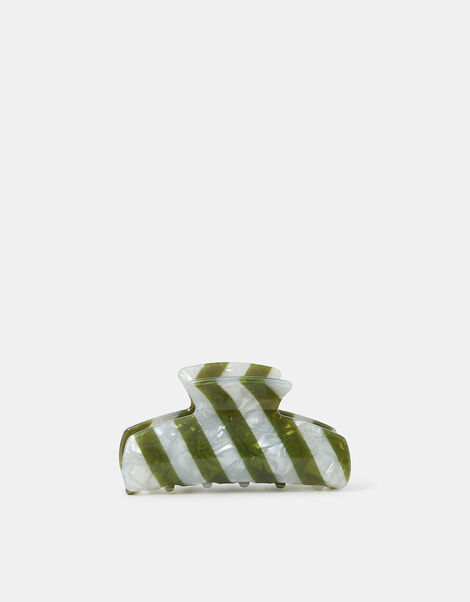 Stripe Resin Claw Clip, , large