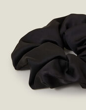 Oversized Satin Hair Scrunchie, , large