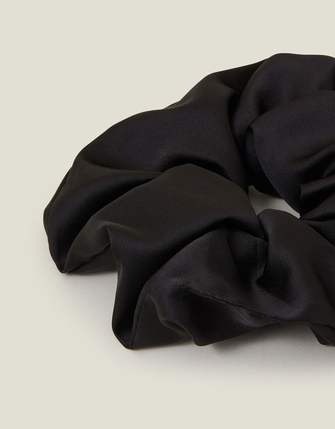Oversized Satin Hair Scrunchie, , large