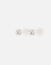 Sterling Silver Medium Bling Stud Earrings, , large