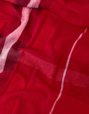Check Print Blanket Scarf, , large