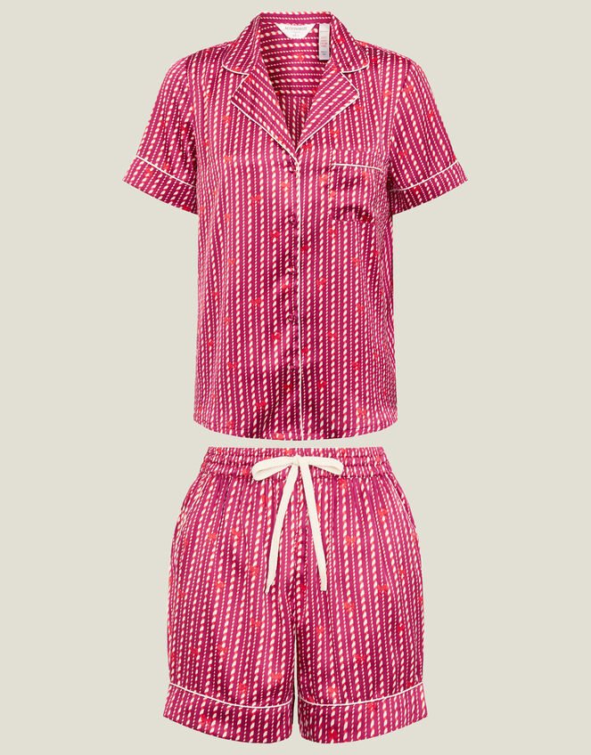 Candycane Short Pyjama Set, Pink (PINK), large