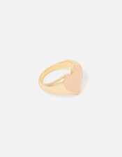 Feel Good Enamel Heart Ring , Pink (PINK), large
