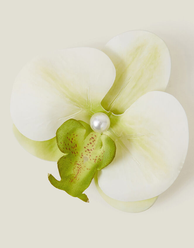 Orchid Hair Clip Yellow, , large