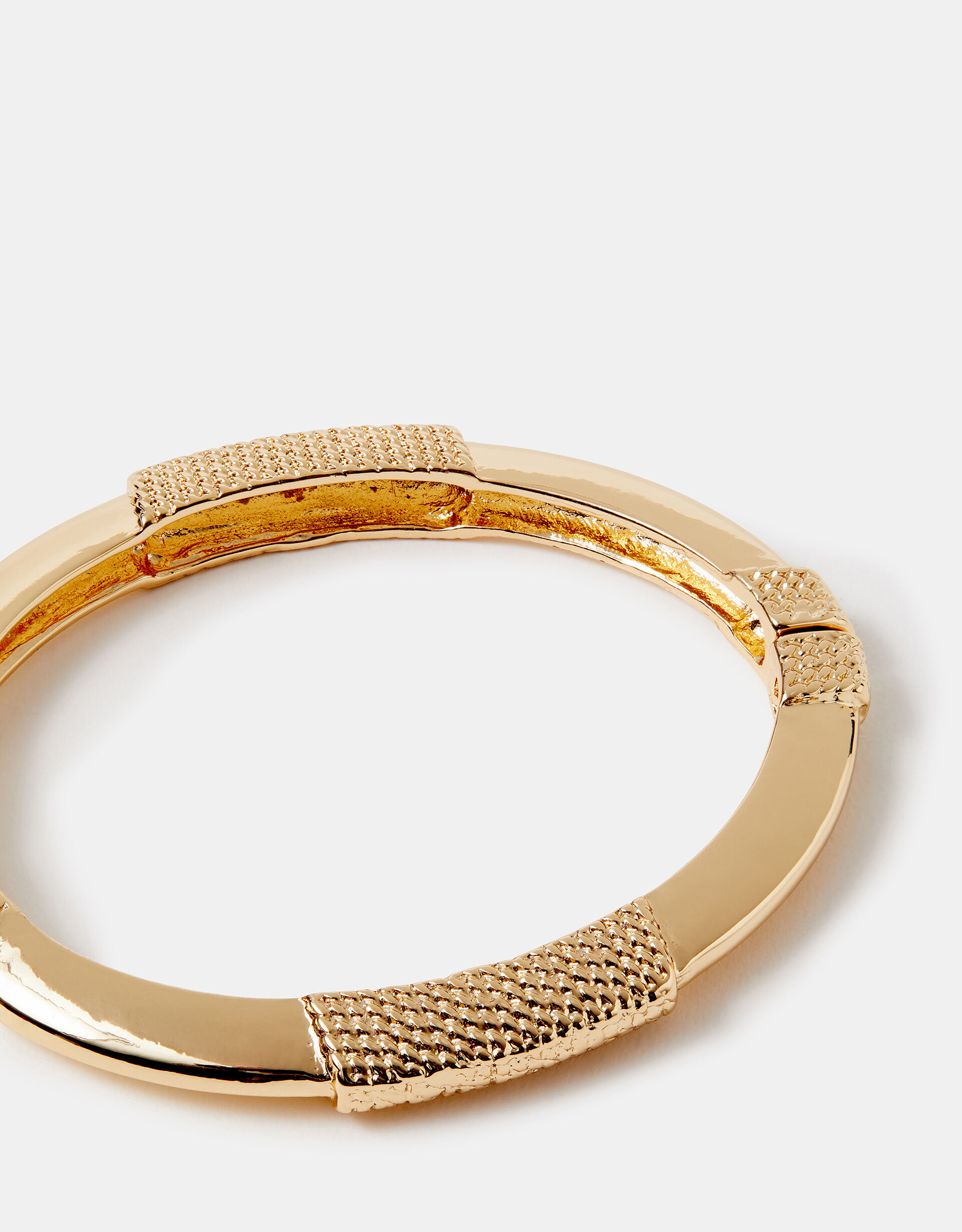 Textured Clasp Bangle | Bangles | Accessorize UK