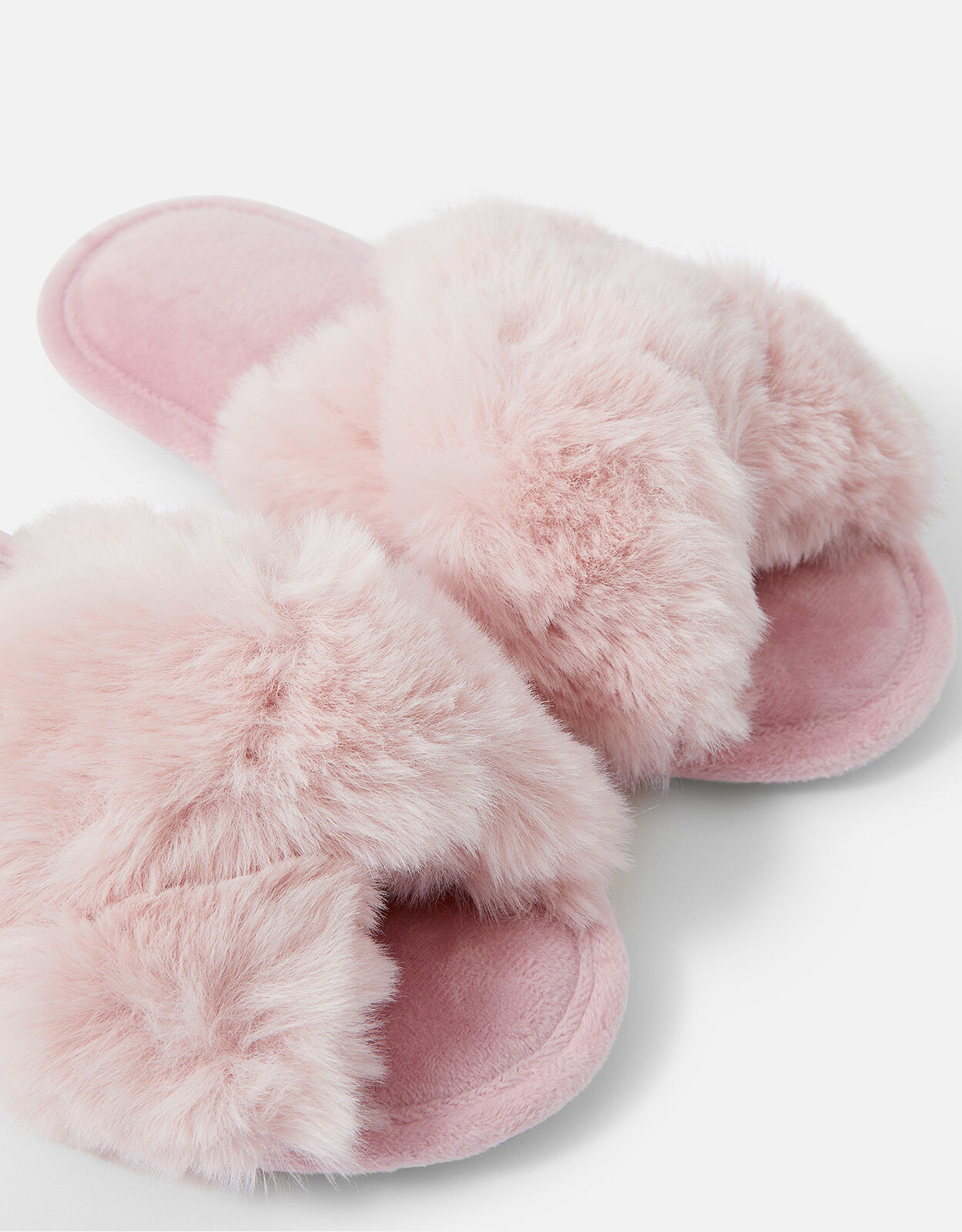 Girls discount fluffy sliders