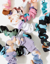 Mixed Floral Scrunchie Multipack, , large