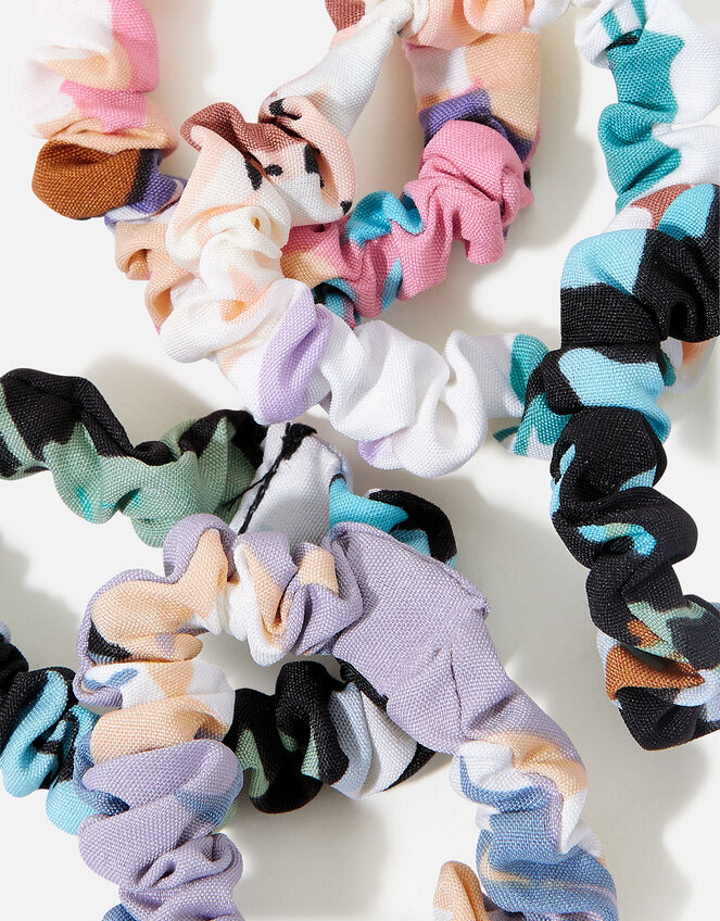 Mixed Floral Scrunchie Multipack, , large