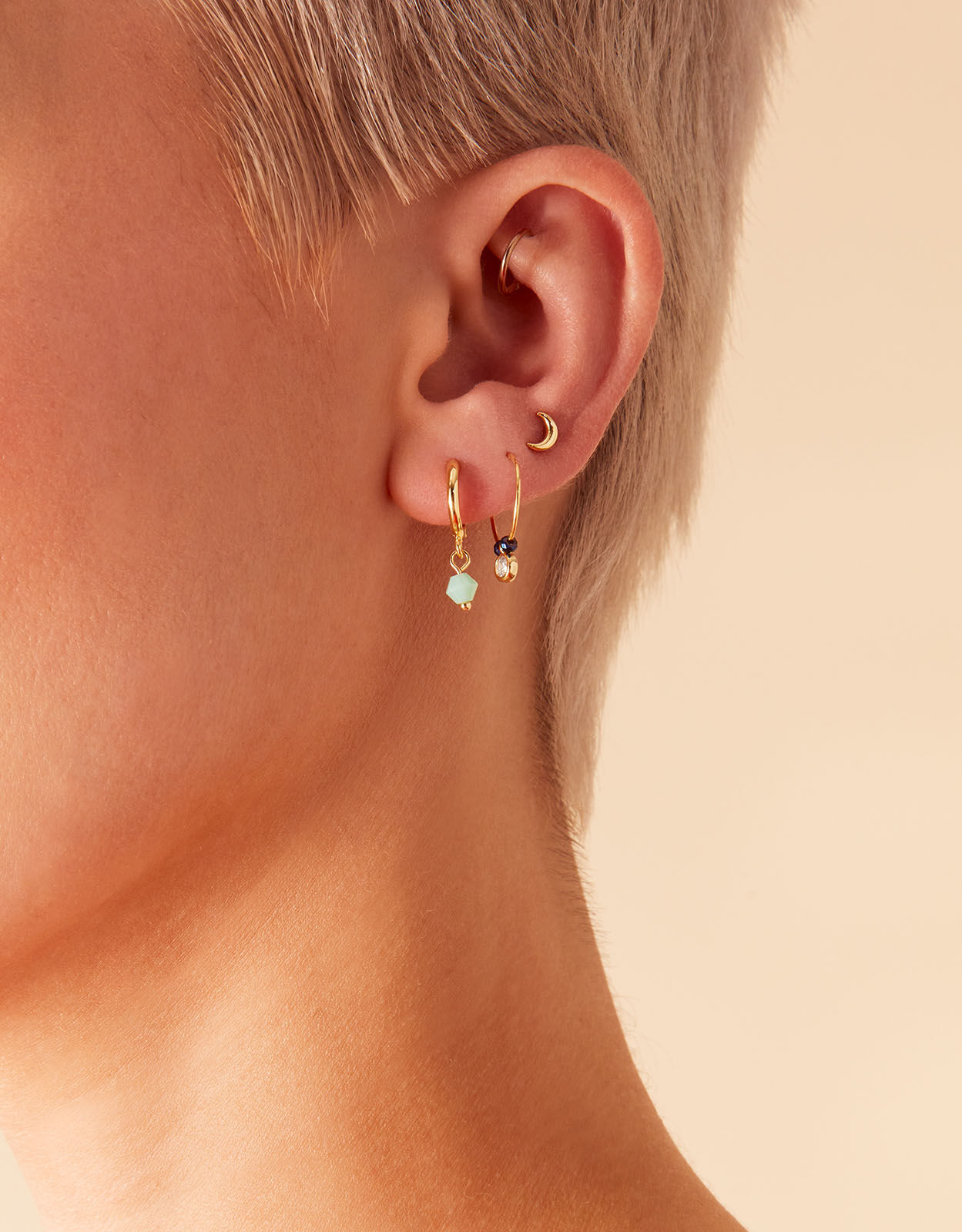 Moon earring deals set