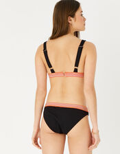 Bright Band Triangle Bikini Top, Black (BLACK), large