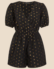 Dobby Playsuit, Black (BLACK), large