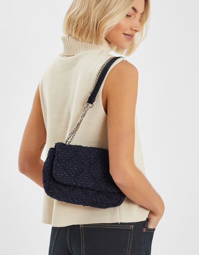 Boucle Chain Shoulder Bag, , large