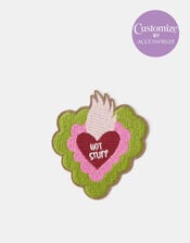 Hot Stuff Embroidered Iron-On Patch, , large
