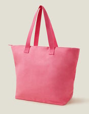 Embroidered Shopper Bag, , large