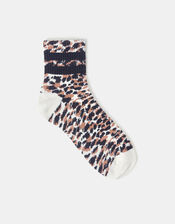 Cheetah Print Socks, , large