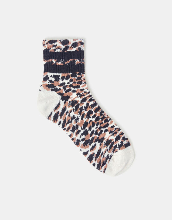 Cheetah Print Socks, , large