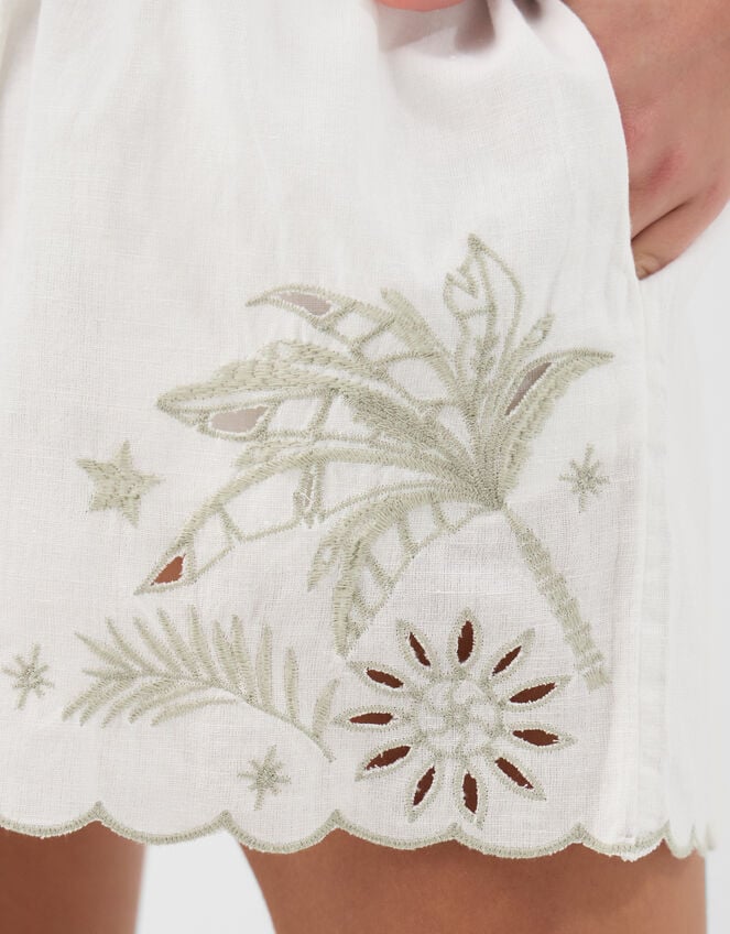 Celestial Cutwork Shorts, Ivory (IVORY), large