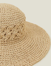 Loose Weave Floppy Hat, , large