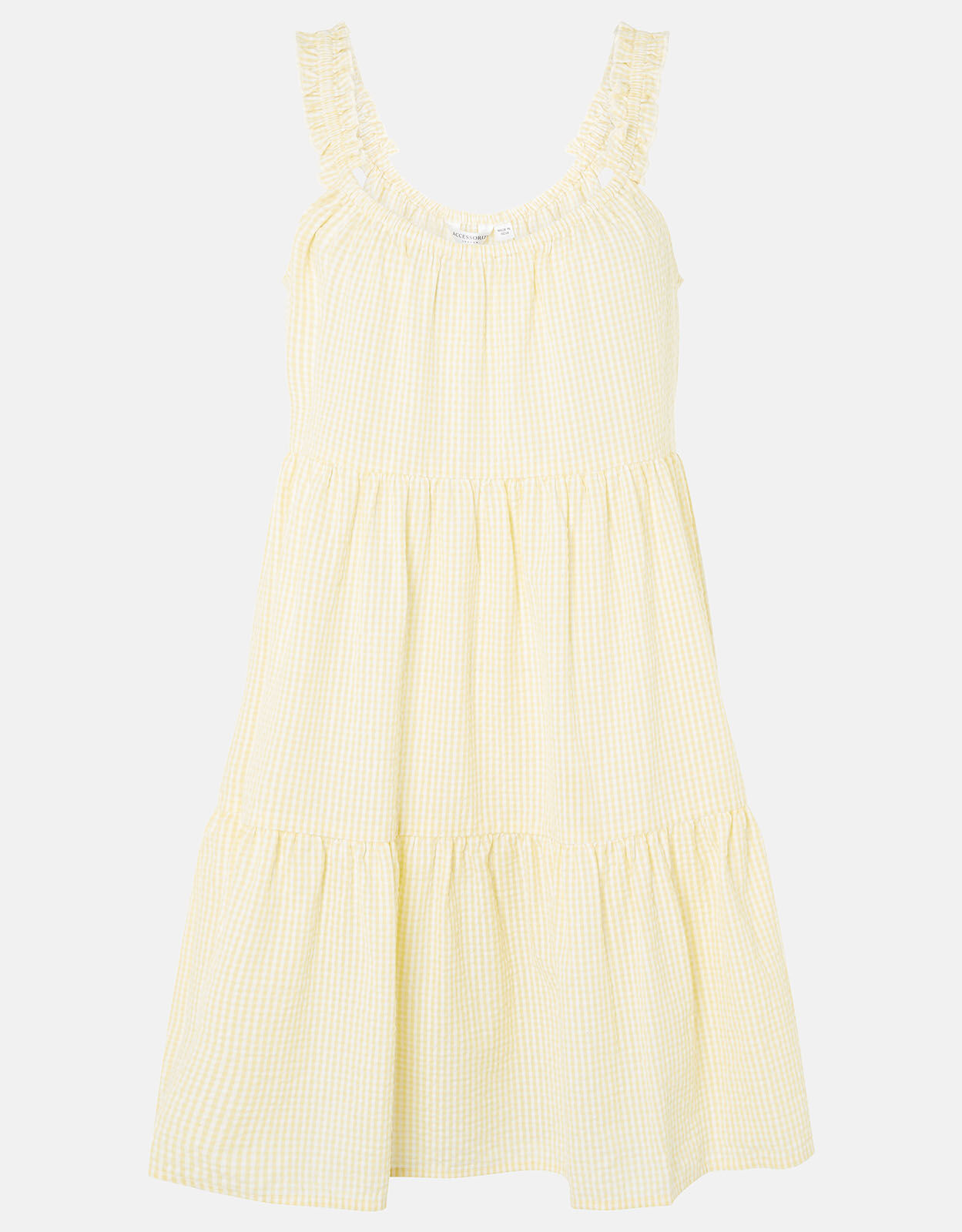 accessorize yellow dress