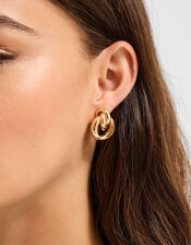 Statement Knot Stud Earrings, , large