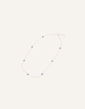 Sterling Silver-Plated Aventurine Necklace, , large