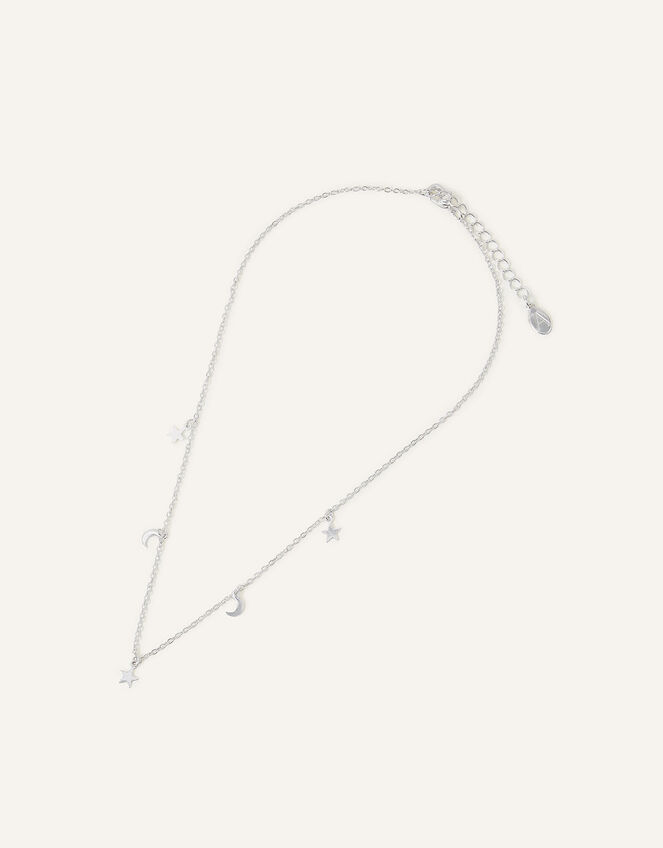 Star and Moon Station Necklace, , large