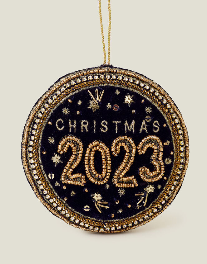 Embellished Christmas 2023 Hanging Decoration, , large