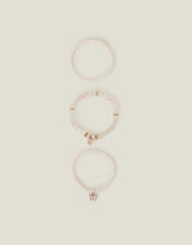 Girls Butterfly Charm Necklace and Bracelet Set, , large