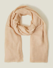 Sorrento Scarf, Natural (CHAMPAGNE), large