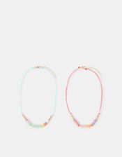2-Pack Girls BFF Cord Friendship Necklaces, , large