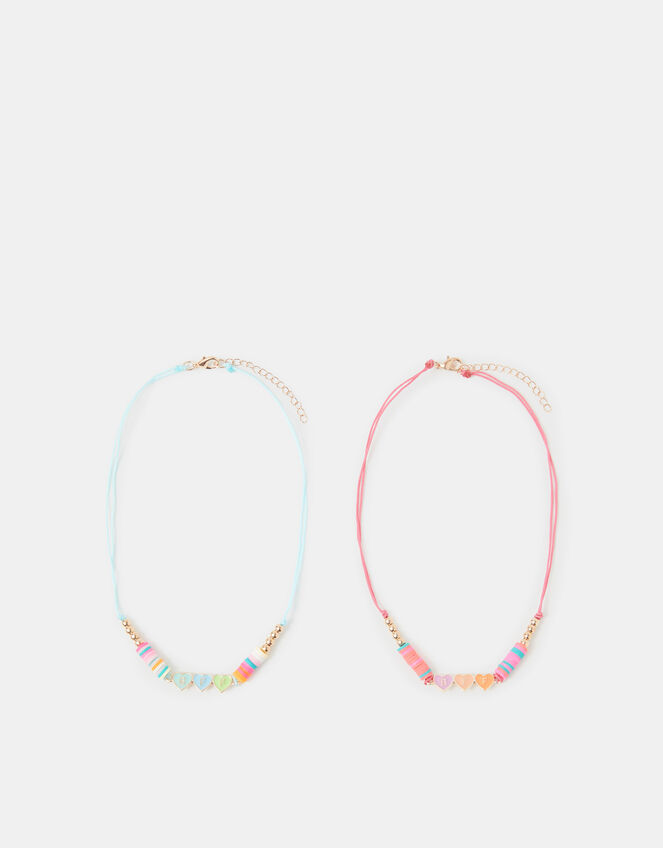 2-Pack Girls BFF Cord Friendship Necklaces, , large
