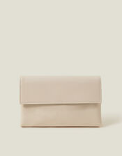 Patent Fold-Over Clutch Bag, , large