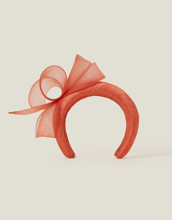 Beatrice Occasion Headband , Orange (ORANGE), large