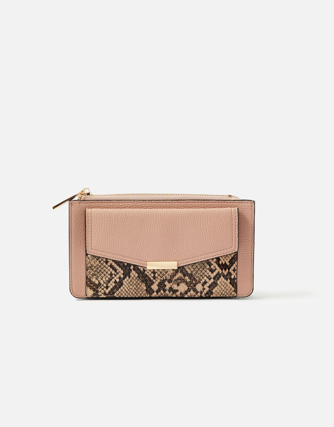 Front Pocket Zip Purse, Pink (PINK), large