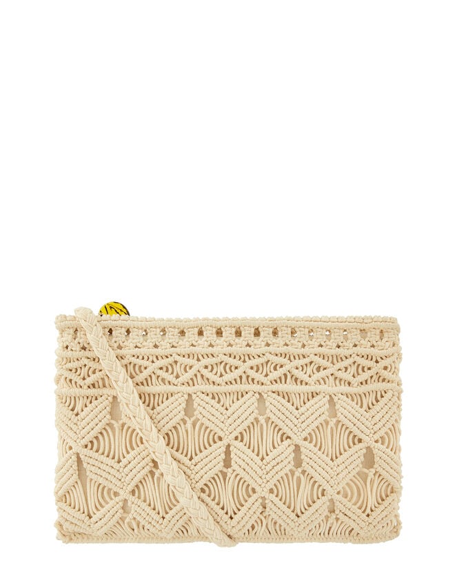 Macrame Pouch Bag, , large