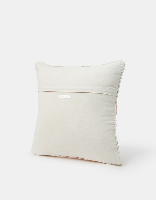 Palm Embellished Square Cushion Cover, , large