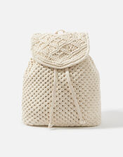 Macrame Backpack, , large