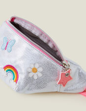 Girls Embroidered Badge Belt Bag, , large