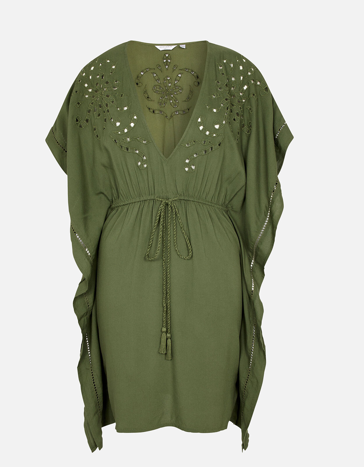 thumbnail image 2 of Phagun Pink Ogee Damask Ladies Plus Size Kaftan Summer Wear Beach... 2 of 14