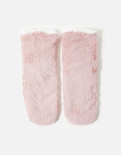 Fluffy Slipper Socks, Pink (PINK), large