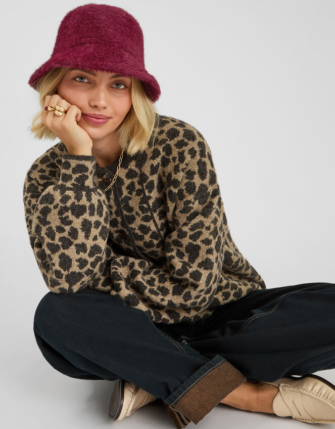 Fluffy Bucket Hat, , large