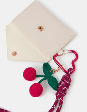 Cherry & Envelope Cord Bag Charm, , large
